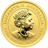 Zlatá investiční mince Rok Králíka 1/10 Oz 2023
