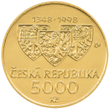5.000 Kč Univerzita Karlova 1998 - 1999