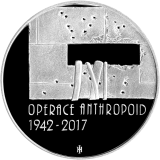200 Kč - 75. výročí Operace Anthropoid 2017