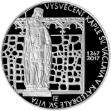 200 Kč - 650. výročí vysvěcení kaple sv. Václava v katedrále sv. Víta 2017
