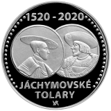 200 Kč - 500. výročí - Zahájení ražby jáchymovských tolarů 2020