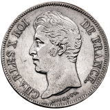 5 francs 1830 Charles X.
