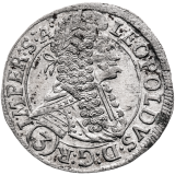 3 Krejcar 1697 - Praha - Leopold I.