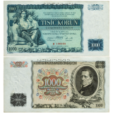 1000 korun 1934 - perforovaná -