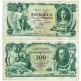 100 korun 1931 - série Kc - neperforovaná -