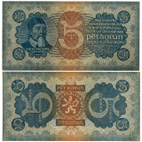 5 korun 1921 - série 8 -