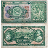 100 korun 1920 - série Aq -