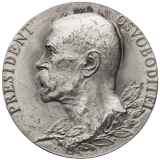 Stříbrná medaile T.G. Masaryk 1937 - President Osvoboditel