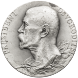 Stříbrná medaile T.G. Masaryk 1937 - President Osvoboditel