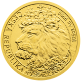 Zlatá investiční mince Český lev 1/25 Oz 2021