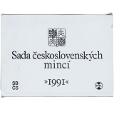 Sada oběžných mincí ČSFR - 1991 - žeton -