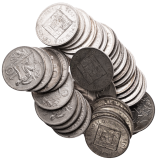 80 ks československých stříbrných 10 korun (1930–1933)