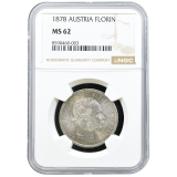 Zlatník 1878 NGC MS 62