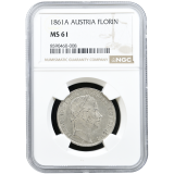 Zlatník 1861 A - NGC MS 61