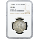 Zlatník 1878 NGC MS 63