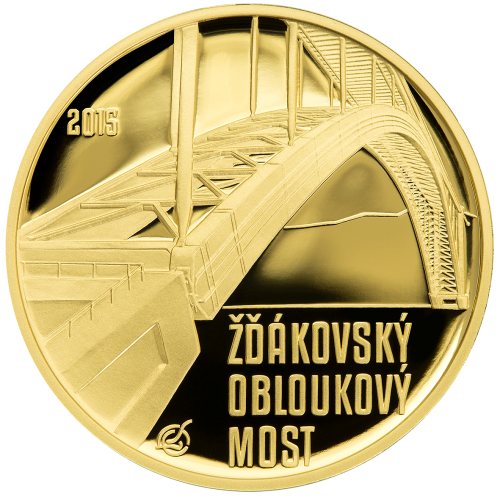 5.000 Kč - Žďákovský obloukový most 2015