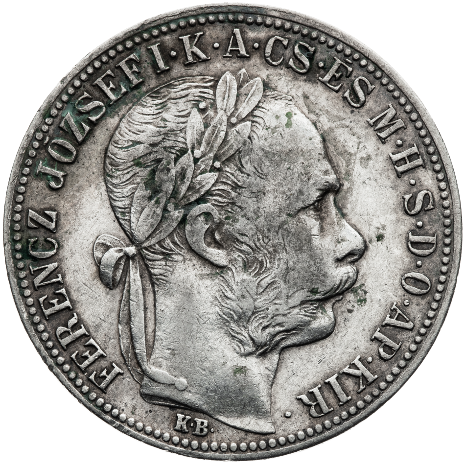Stříbrná mince Zlatník 1890 KB