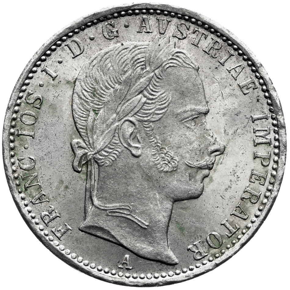 Stříbrná mince 1/4 Zlatník 1859 A