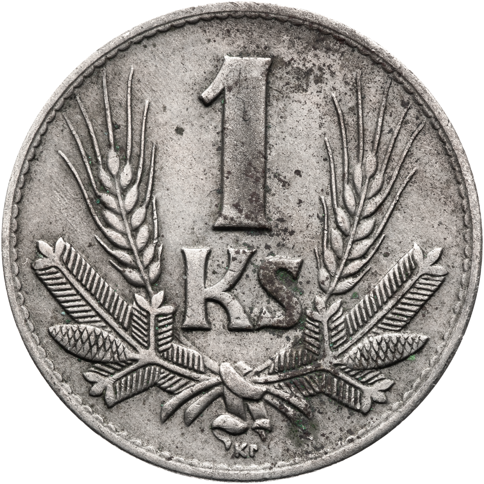 Mince 1 koruna 1944