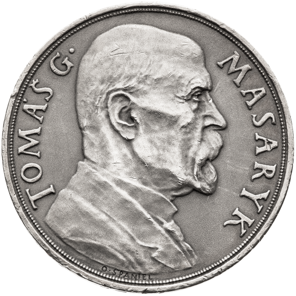 Stříbrná medaile k 85. narozeninám T.G. Masaryka - 1935 - 32 mm