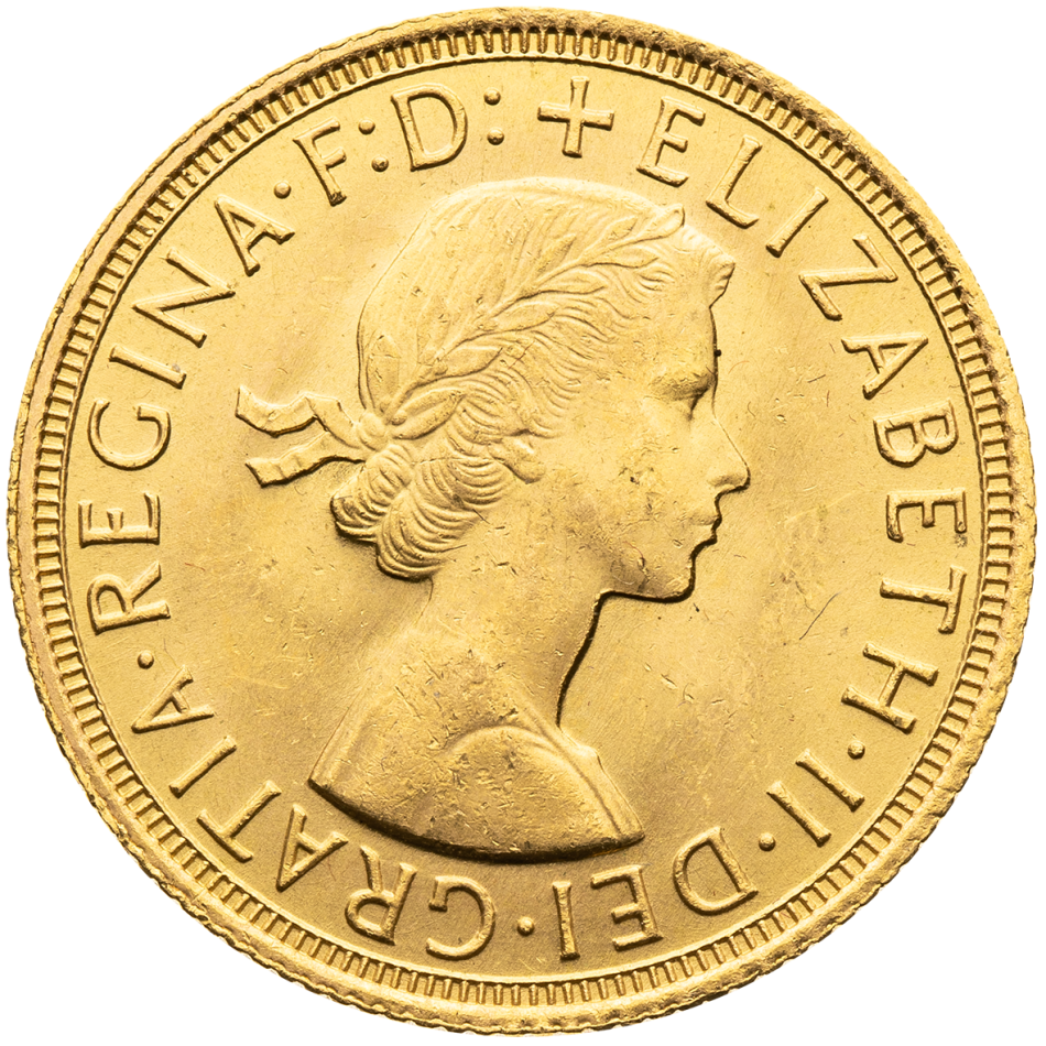 Zlatá mince Gold Sovereign 1963 - Elizabeth II.