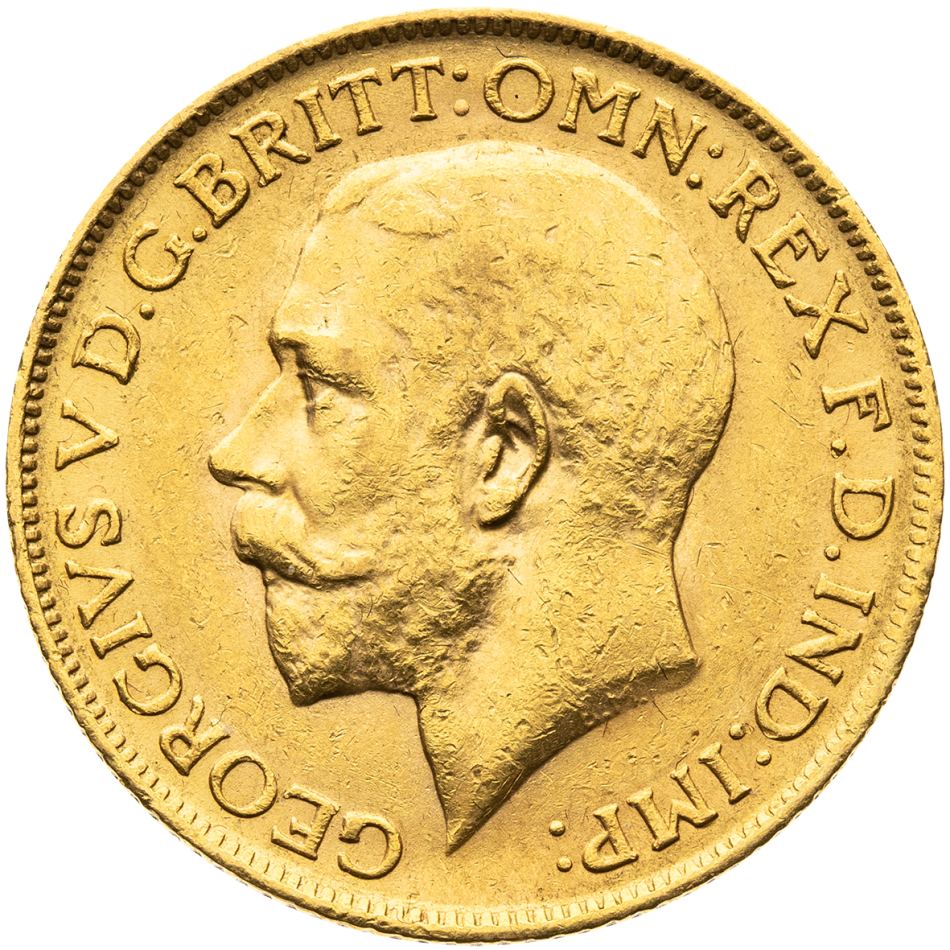 Zlatá mince - Gold Sovereign 1913 - George V.