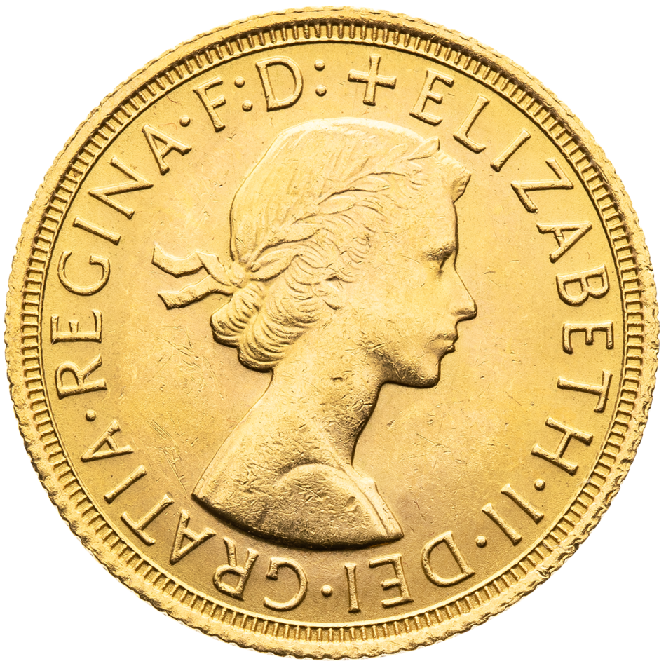 Zlatá mince Gold Sovereign 1966 - Elizabeth II.