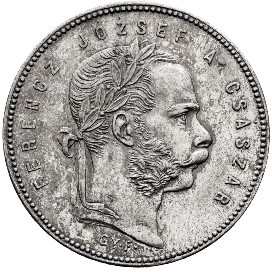 Stříbrná mince Zlatník 1868 GYF