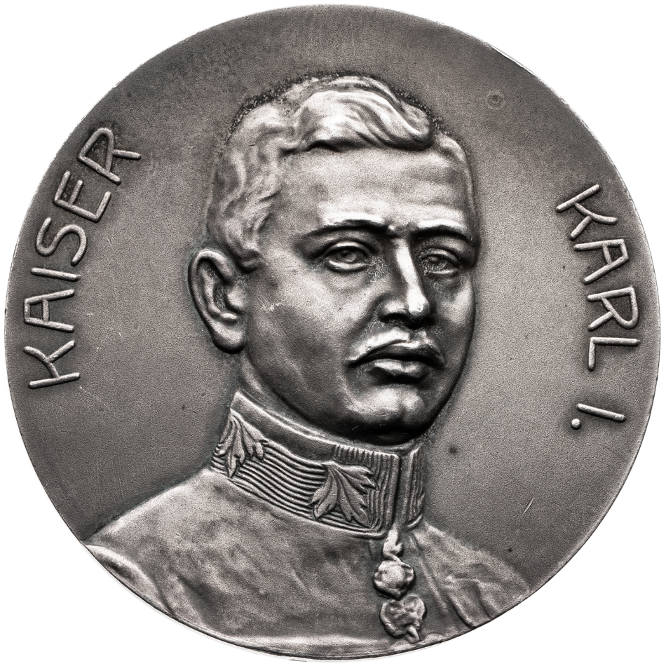 Stříbrná medaile - Karel I. Habsburský 1916- 1919