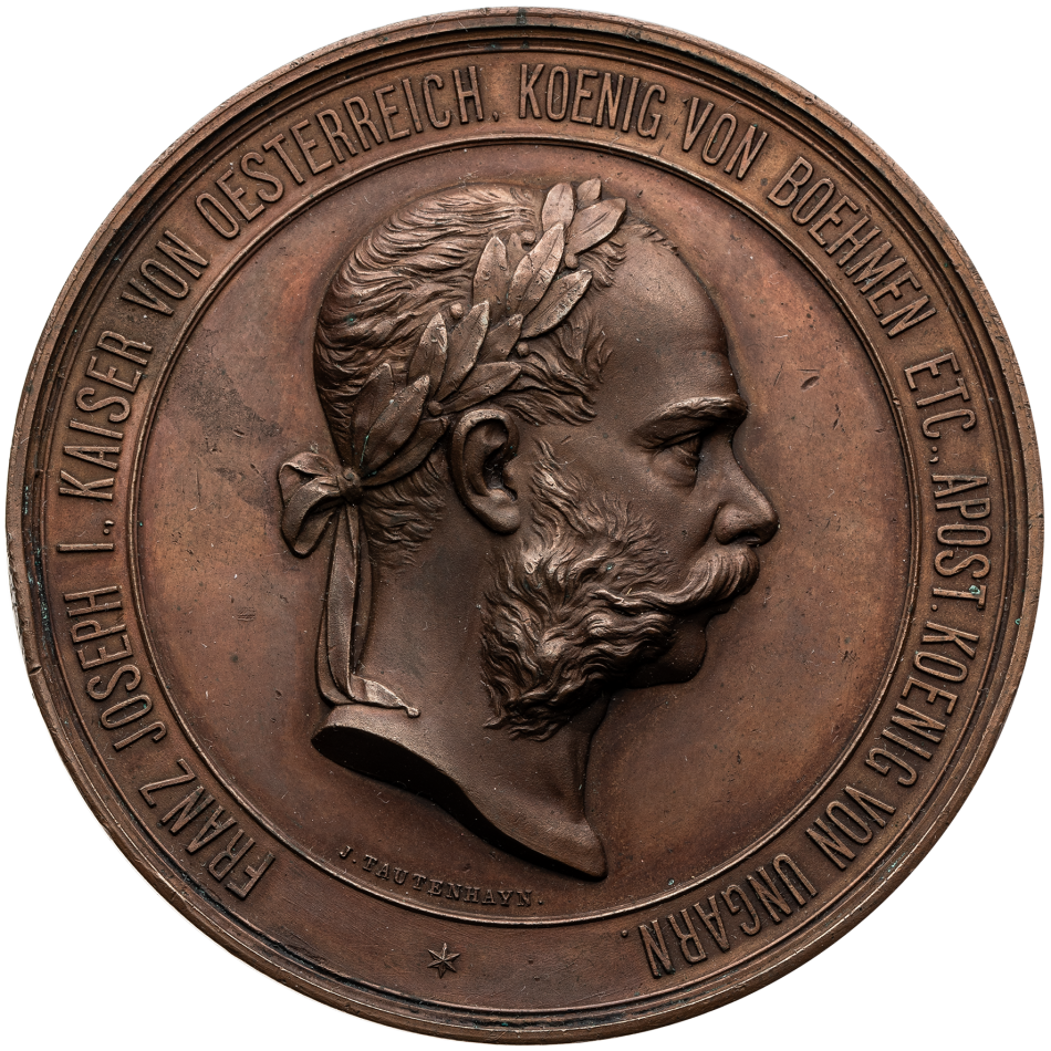 Bronzová medaile 1873 - Světová výstava ve Vídni