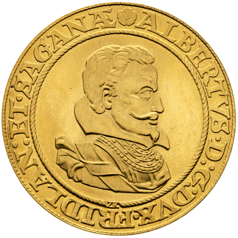 Zlatý 10 dukát 1972, Albrecht z Valdštejna.
