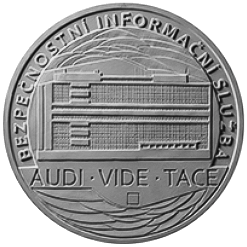 Stříbrná pamětní mince 100 Kč - Bezpečnostní informační služba 2024