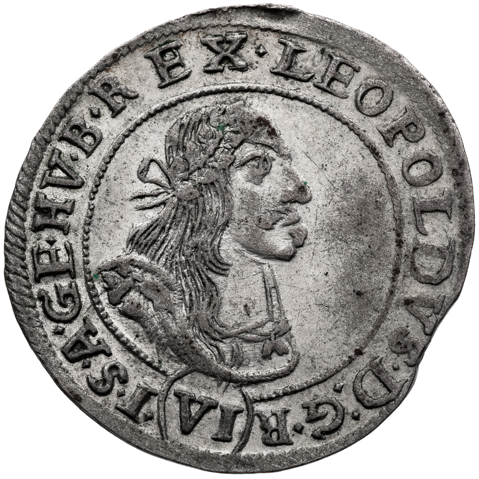Stříbrná mince 6 Krejcar 1668 - Kremnica - Leopold I.