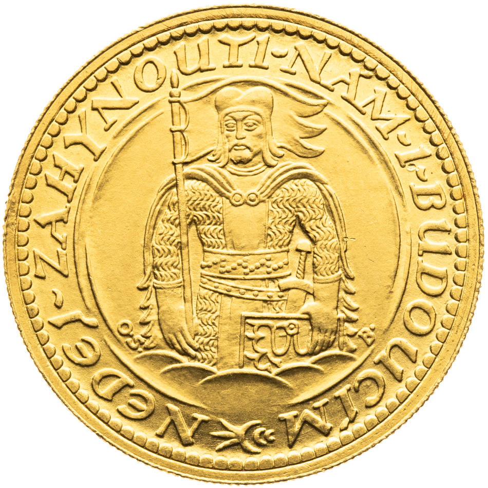 Zlatý Svatováclavský 2 dukát 1923