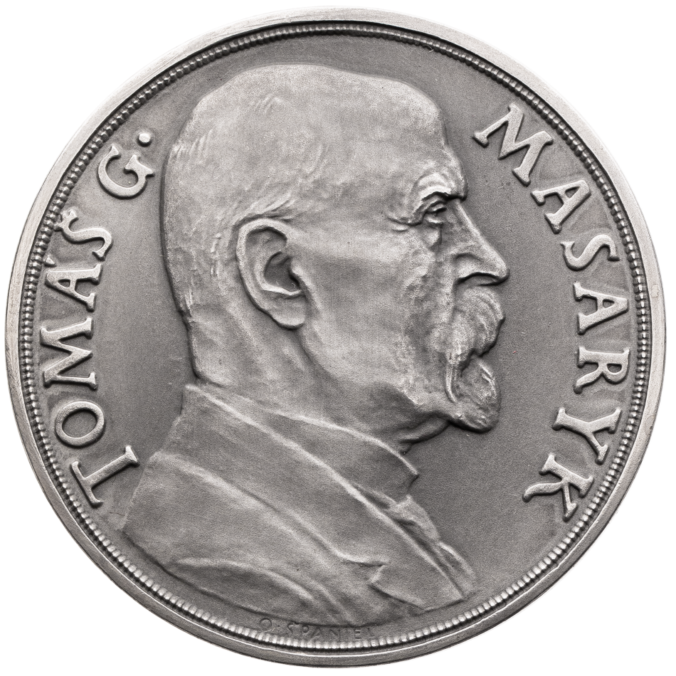 Stříbrná medaile k 85. narozeninám T.G. Masaryka - 1935 - 60 mm