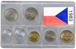 Sada oběžných mincí ČSSR - 1983 -