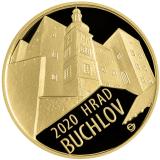 Zlatá mince 5.000 Kč - Buchlov 2020 - proof