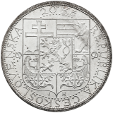 20 Kč Úmrtí prezidenta T. G. Masaryka - 1937