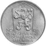 Pamětní stříbrná mince 50 Kčs městská památková rezervace Levoča 1986