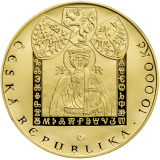 Zlatá mince 10000 Kč 2013 Příchod věrozvěstů Konstantina a Metoděje