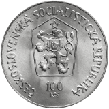 Pamětní stříbrná mince 100 Kčs Třísté výročí narození Mateja Bela 1984