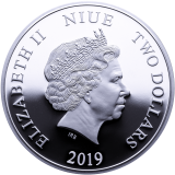 Stříbrná mince Star Wars Kylo Renn 2019 Proof