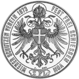Stříbrný 2 zlatník - Střelecké závody ve Vídni 1873 / 2020