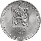 Pamětní stříbrná mince 100 Kčs Sté výročí narození Jaroslava Haška 1983