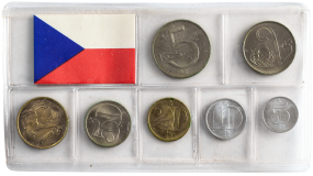 Sada oběžných mincí ČSSR 1980