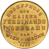 AE medaile 1939 - Otevření severní dráhy z Vídně do Brna