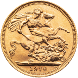 Zlatá mince Gold Sovereign 1976 - Elizabeth II.