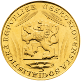 Zlatá mince 5 dukát Karla IV. 1978