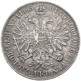 Stříbrná mince Zlatník 1863 E