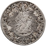 Stříbrná mince XV Krejcar 1749 KB - Marie Terezie